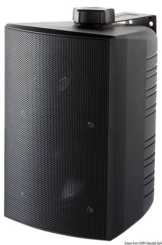 CABINET 2-vejs marinehøjttalere, par, sort, 20 + 20 W RMS/40 + 40 W maks.