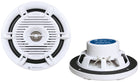 2-vejs marinehøjttalere 60 W, hvid, par