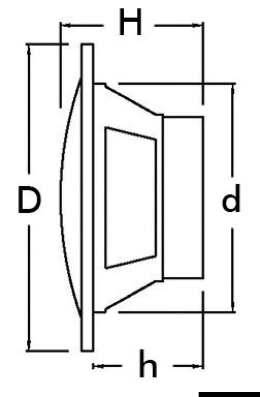 Marine-stereohøjttalere med dobbeltkonus, 5,25", 2 × 40 W RMS/2 × 80 W maks., sort – par
