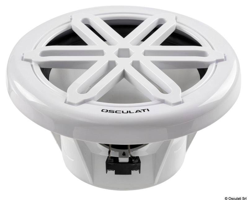 Vandtæt og UV-bestandig marine-subwoofer 8″, hvid