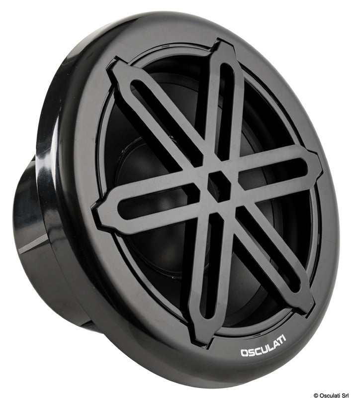 Marinesubwoofer 8", sort – vandtæt og UV-bestandig