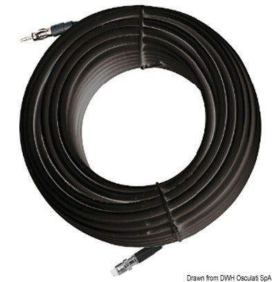 RG62 kabel til Glomeasy Line AM/FM antenner 18 m Glomex