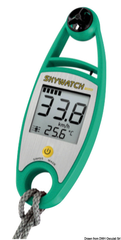 Skywatch bærbart anemometer Wind med termometer og windchill