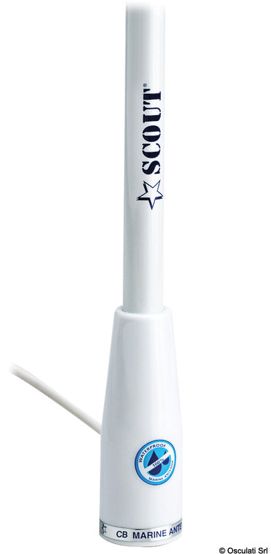Scout KS-7B marine CB-antenne i glasfiber, 1,5 m