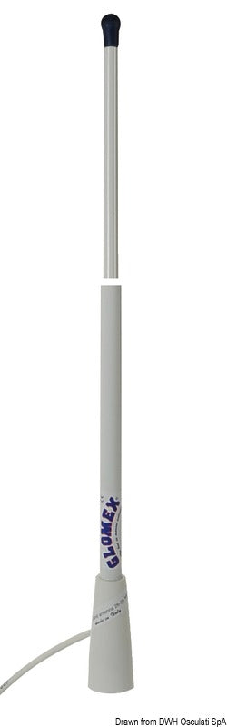 Glomex glasfiber-CB-antenne til 27 MHz, 150 cm