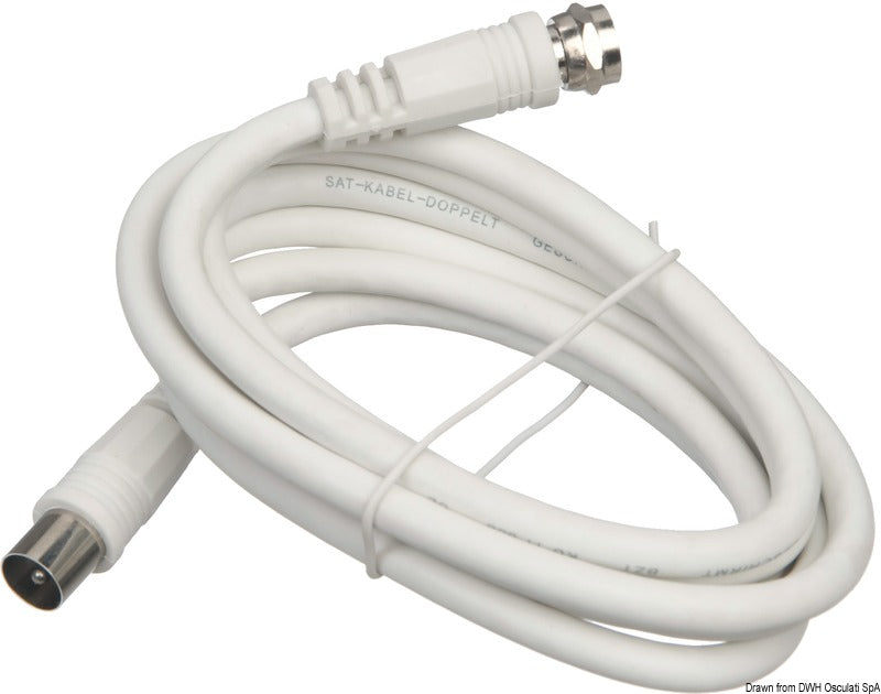 Glomex Supergain Ballade aktiv omnidirektionel marine TV-antenne 12 V