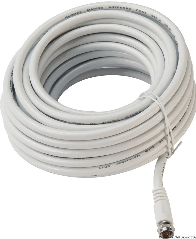 Glomex Supergain Ballade aktiv omnidirektionel marine TV-antenne 12 V
