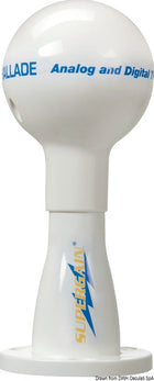 Glomex Supergain Ballade aktiv omnidirektionel marine TV-antenne 12 V