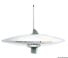 Glomex Talitha AGC DAB 20 omnidirektionel DVB-T2 TV-/DAB-marineantenne, hvid
