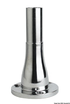 Glomex antennebase i poleret AISI 316 rustfrit stål, Ø25 × 150 mm