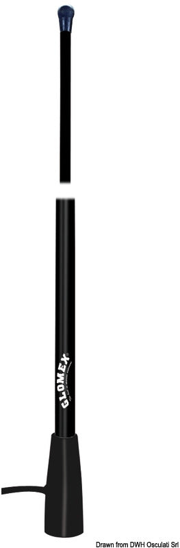 Glomex RA 400 VHF antenne sort