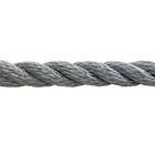 Robline Rapallo 3-slået polyester grå Ø8 mm 200 m