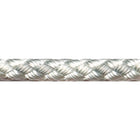 Robline 8-plaited Dinghy line hvid/sølv Ø5 mm