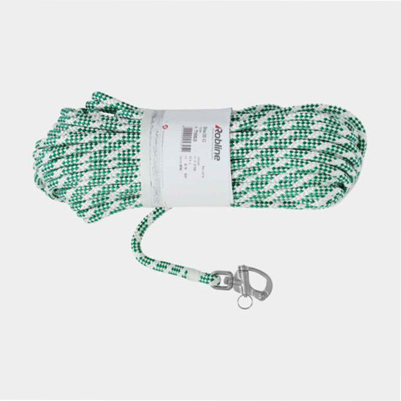 Robline Sirius 300 XG fald 12 mm x 40 m hvid/grøn m/svirvel
