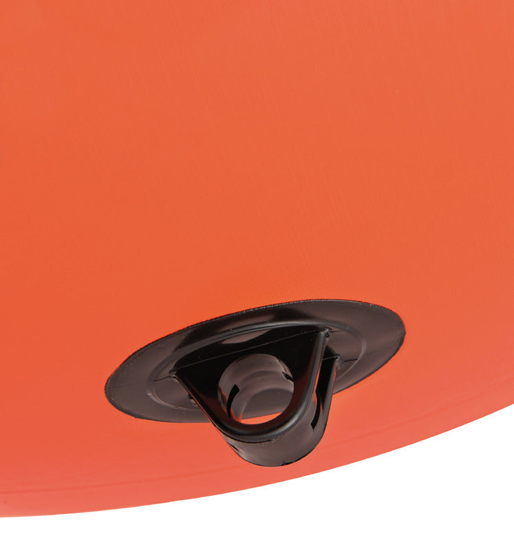 Oppustelig cylindrisk regattabøje, orange, Ø 90 × 150 cm