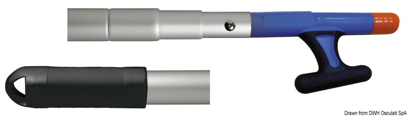 Professionel teleskopisk bådshage 110–260 cm, 3-delt