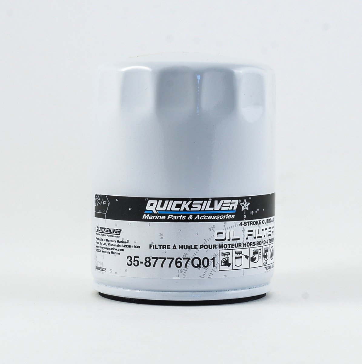 Quicksilver oliefilter 35-877767Q01 til Verado L4 135-200 hk