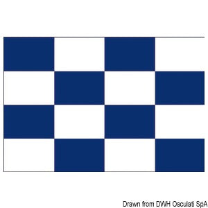 Internationalt signalflag N 20 x 30 cm