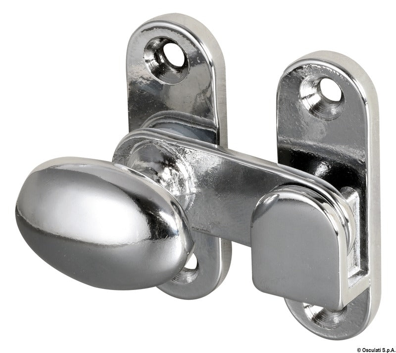 Dørstop i forkromet messing 52x33 mm