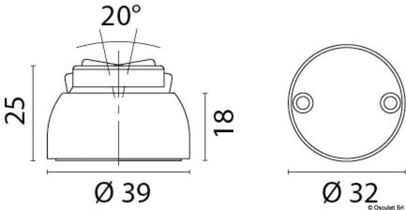Magnetisk dørkrog i forkromet messing høj modstand 7,5 kg