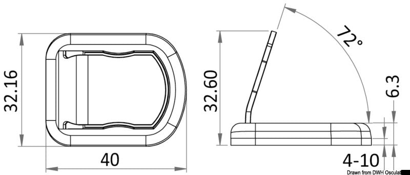 Magnetisk dørstopper Osculati