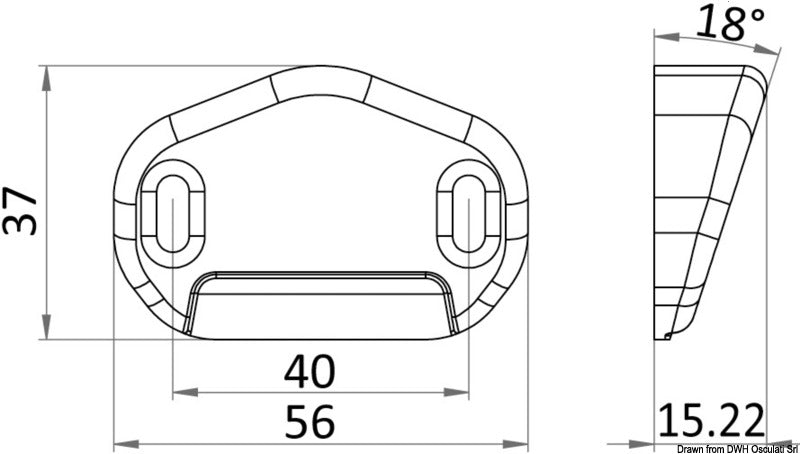 Magnetisk dørstopper Osculati