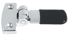 Vipbar stopper til skydedør og skydevindue, poleret AISI 316 rustfrit stål, 47 × 18 mm