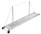 Aluminiumsgangway med forstærkede vanger, fast, 210 cm