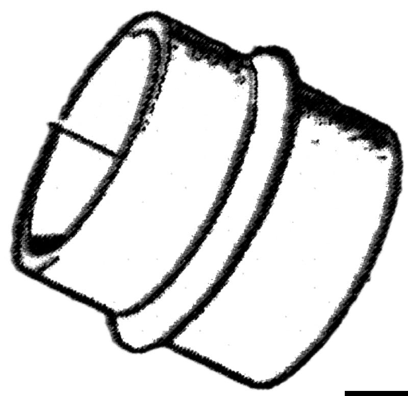 Udstødningsmanchet til Volvo Penta AQ 31/41, erstatter OEM 858955