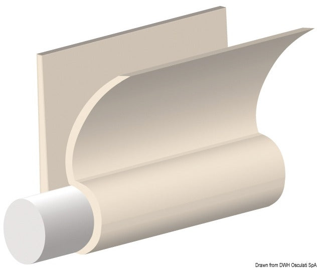 Tessilmare kedersnor i blød PVC Ø 6,5 mm, 60 m rulle
