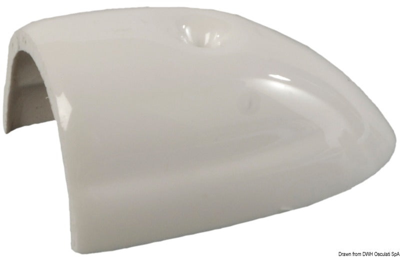 Endestykke til 30 mm fenderprofil – hvid
