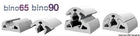 Tessilmare BINO 65 fenderprofil i grå PVC, 65 × 37 mm, 12 m
