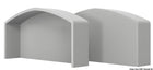 Tessilmare QBE 65 PVC-Endkappe für Fenderprofil, grau RAL 7047