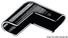 90° corner piece in black nylon for fender profile with L-shaped base