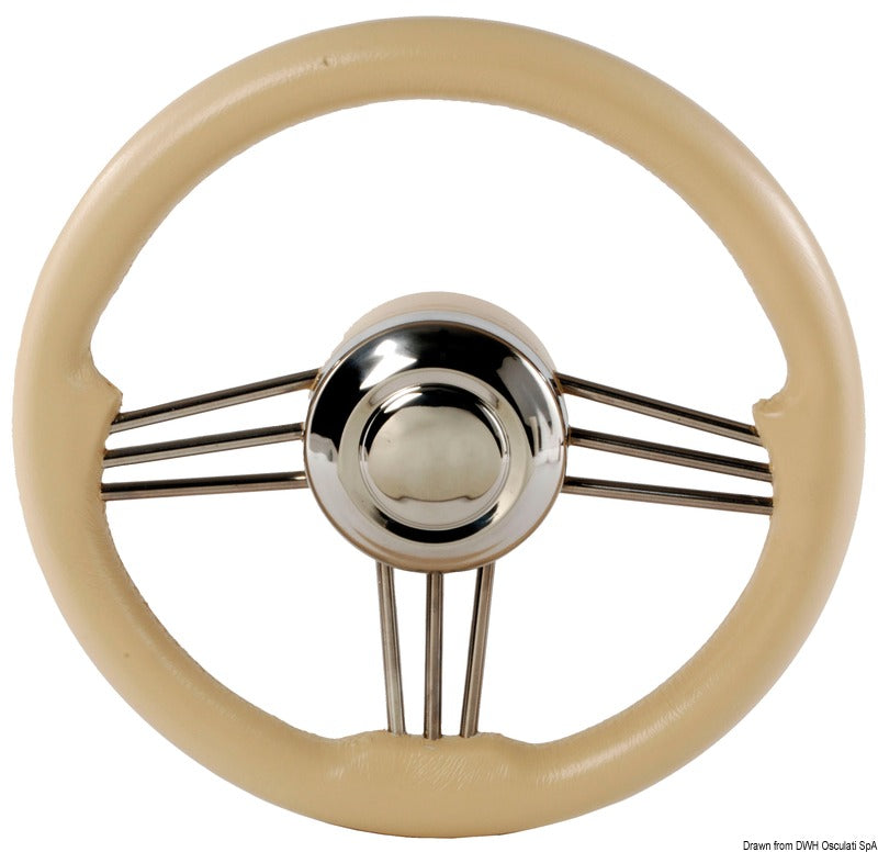 Osculati rat SS polyurethan creme 350 mm