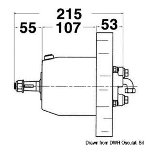 Ultraflex UP45F frontpumpe til hydraulisk styring – 45 cc