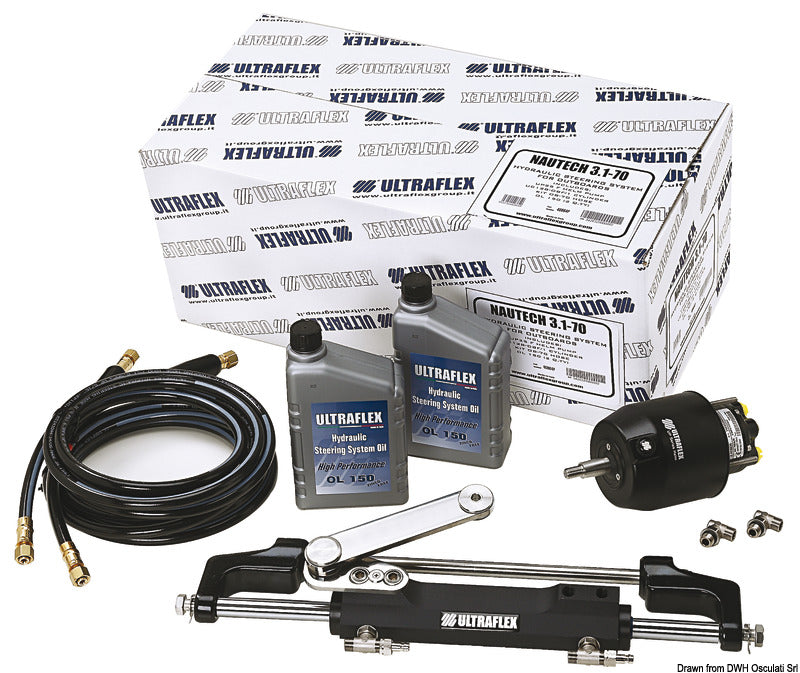 NAUTECH 3 styresystem, max 300HK, cylinder UC128-OBF/1