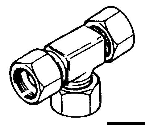 Ultraflex 3/8" T-stykke (TF 38)