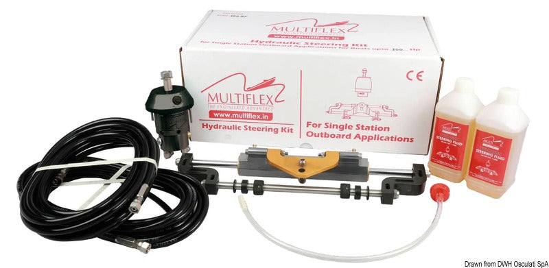 Multiflex hydraulisk styresystem-kit til indenbordsmotor op til 115 hk