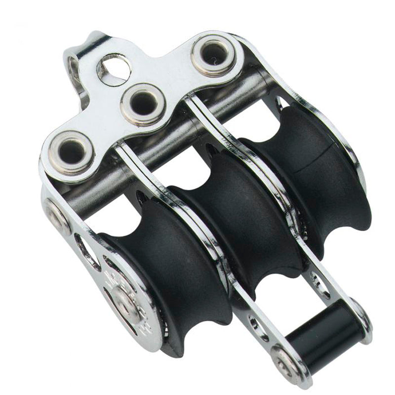 H.S. Sprenger rustfri Micro XS blok 3-skive m/hundsvot 6 mm