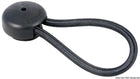 Stayput elastisk fastgørelsesløkke, sort, 80 mm