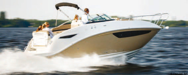 Oceansouth bådpresenning til daycruiser/runabout med indenbordsmotor 8,4–9,0 m