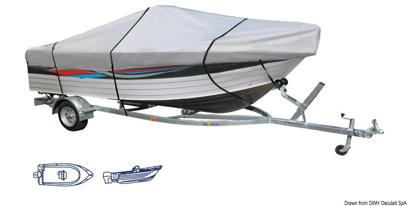 Oceansouth bådcover til åbne både med centerkonsol – 7115 × 3520 mm