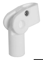 Armled i hvid nylon til biministativ, Ø 22 mm