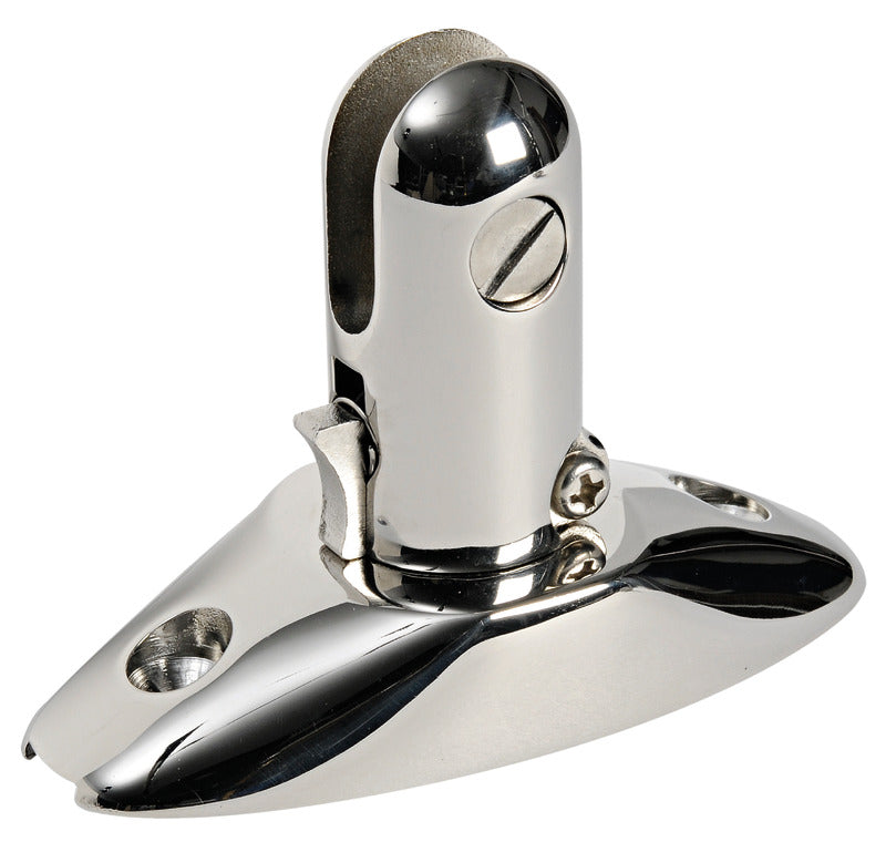 Klikbase til bimini og kaleche, udvendig, 90 × 40 mm