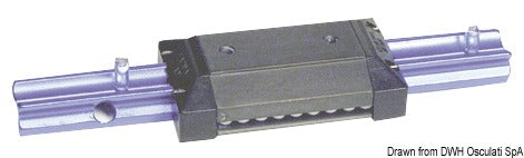 Kuglelejevogn 51 × 105 mm til skydetag og skydedøre