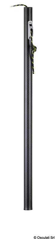 Demonterbar kulfiberstang til bimini, Ø38 mm, 90/181 cm