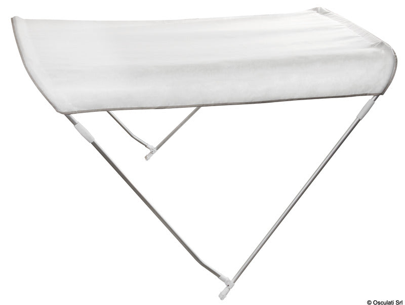 Sammenklappeligt 2-bøjlet bimini-top 175/185 cm, navyblå