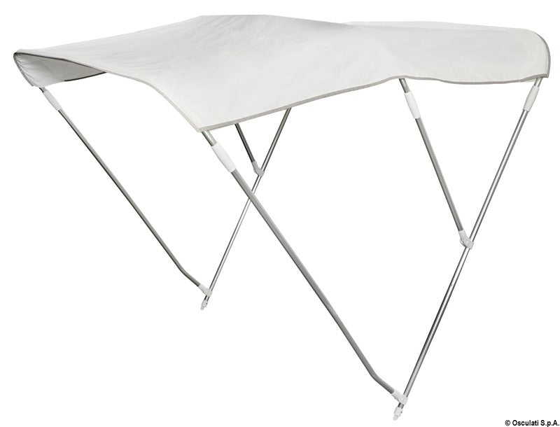 Sammenklappelig bimini med 3 bøjler Ø 22 mm, 220/230 cm, navyblå