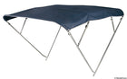 BIMINI DEPTH høj 4-bøjlet bimini-top i AISI 316, 260/270 cm, marineblå